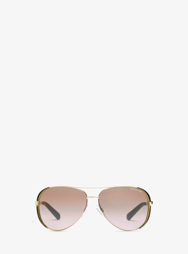 Damske Slnecne Okuliare Michael Kors Chelsea Zlate - Doplnky Michael Kors Outlet | YBNAU-6439